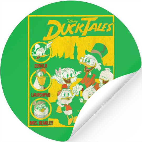 Disney DuckTales Comic Book Cover Stickers