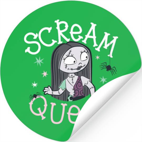 Disney The Nightmare Before Christmas Halloween Scream Queen Stickers