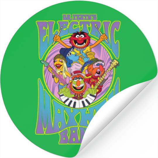 Disney The Muppets Dr Teeths Electric Mayhem Ban Stickers