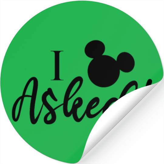 Disney Mickey Friends Wedding Mickey I Asked Stickers