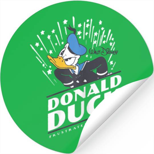 Disney Donald Duck 90th Anniversary Frustrated Since 1934 Stickers
