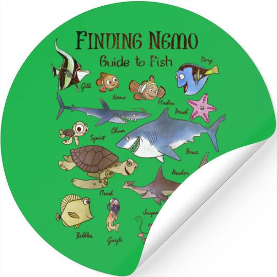 Disneyss Pixars Finding Nemo Fish Guide Stickers