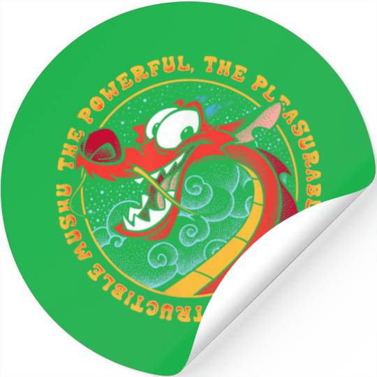 Disney Mulan Mushu Powerful Pleasurable Indestru Stickers