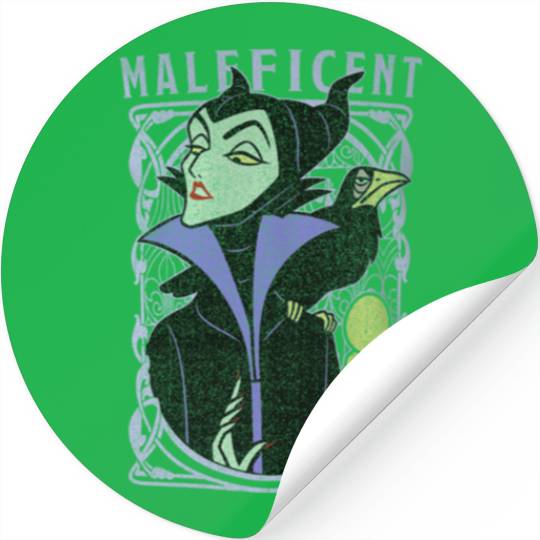 Disney Sleeping Beauty Maleficent Old School Pos Stickers