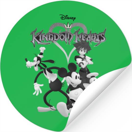 Disney Kingdom Hearts B W Sora Disney Crew Stickers