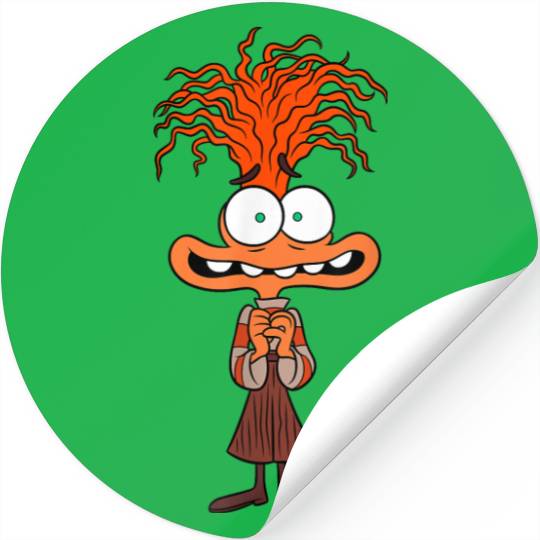 Disney Pixar Inside Out 2 Anxious Anxiety Big Chest Poster Stickers