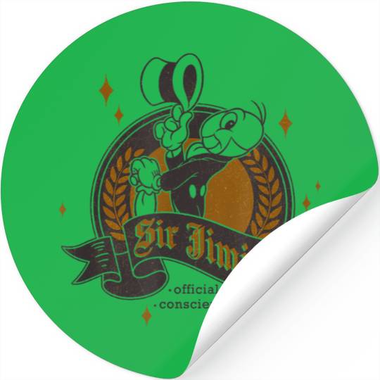 Disneyss Pinocchio Jiminy Cricket  Pose Stickers