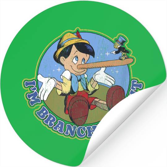 Disneyss Pinocchio Jiminy Cricket Branching Out Stickers