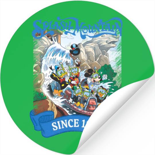 Disney Splash Mountain Vintage Stickers, Splash Mountain,