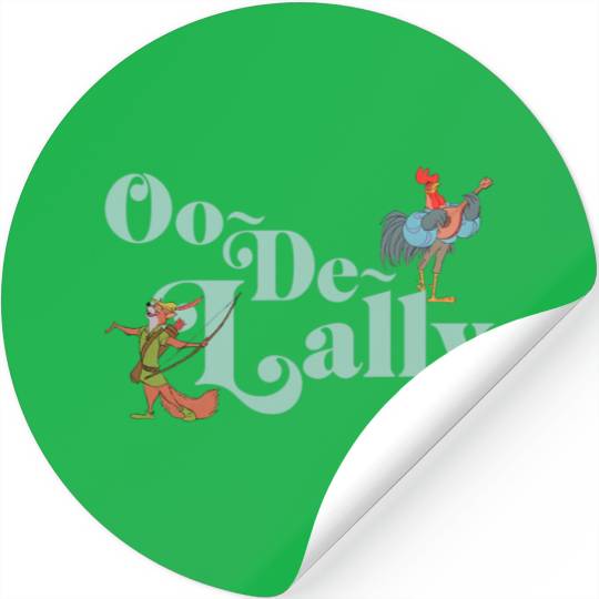 Disney Robin Hood Oo-De-Lally Iconic Quote Chest Text Logo Stickers