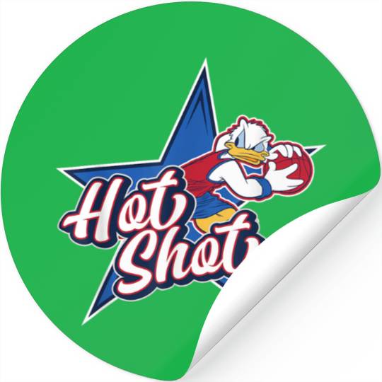 Disneyss Donald Duck Sports Basketball Star Hot shots Stickers