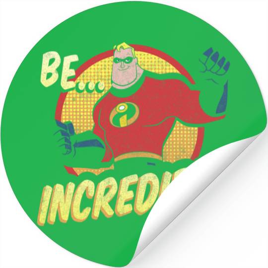 Disney Pixarss The Incredibles Be Incredible Retro Vintagess Stickers