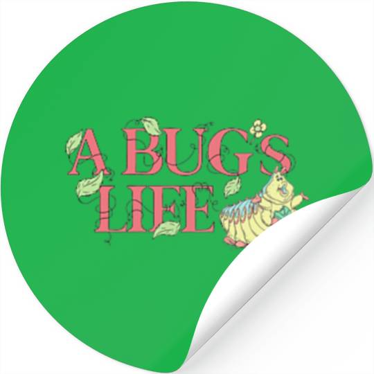 Disney Pixar A Bug's Life Iconic Heimlich Small Pocket Logo Stickers
