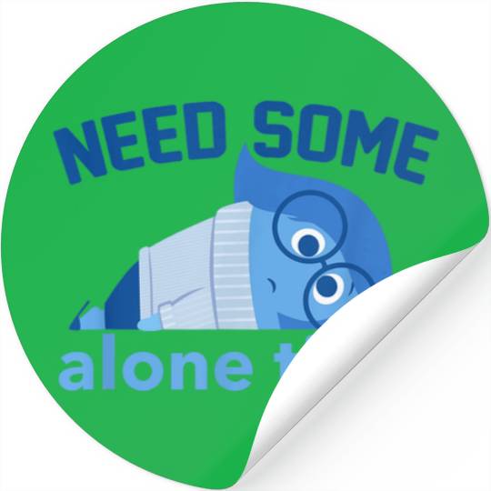 Disney Pixar Inside Out Need Some Alone Time Sad Stickers