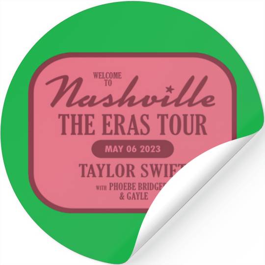 Eras Tour Nashville Night 2 May 6 Sticker Stickers