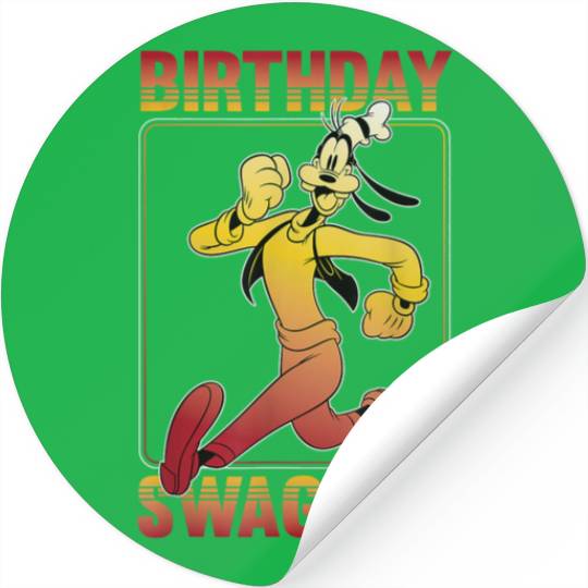 Disney Goofy Birthday Swagger Stickers