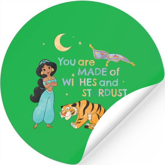 Disney Aladdin Jasmine You Are Made Of Wishes And Stardust Stickers