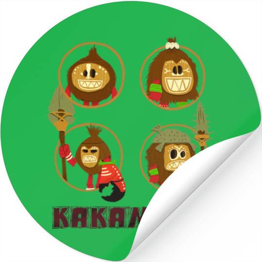 Disney Moana Kakamora Pirates Tribe Group Shot Chest Poster Stickers