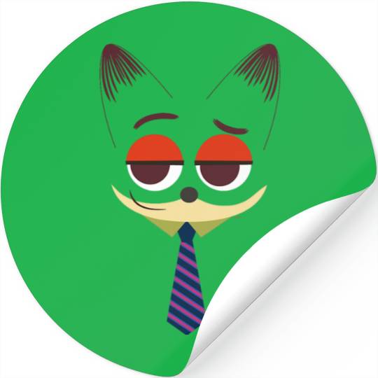 Disney Zootopia Nick Wilde Face Stickers