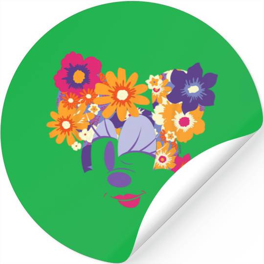 Disney Minnie Mouse Flowers Winking Garden Spring Stickers