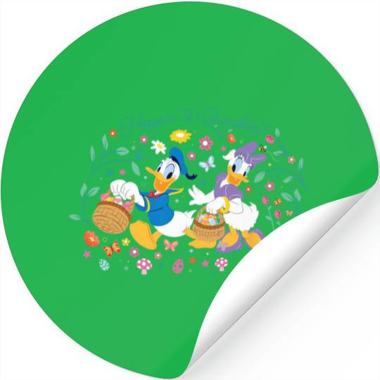 Disney Donald Duck and Daisy Duck Easter Hoppin’ & Quackin’ Stickers