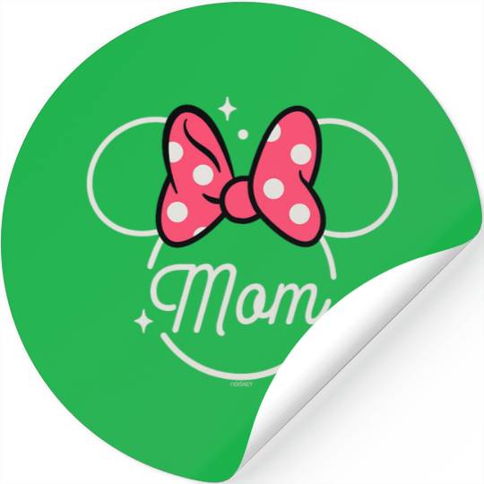 Disney Minnie Mouse Mom Head Icon Magic Mother’s Day Stickers