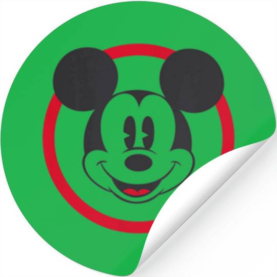 Amazon Essentials Disney Smiling Mickey In Red C Stickers
