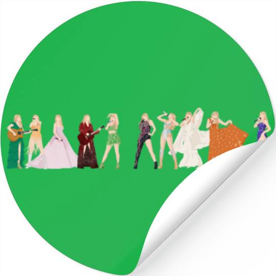 eras tour taylors v2 Stickers