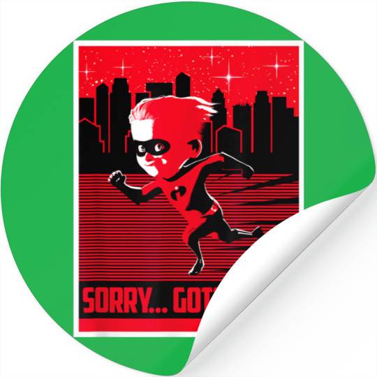 Disney Pixar The Incredibles Dash Sideways Gotta Dash Stickers