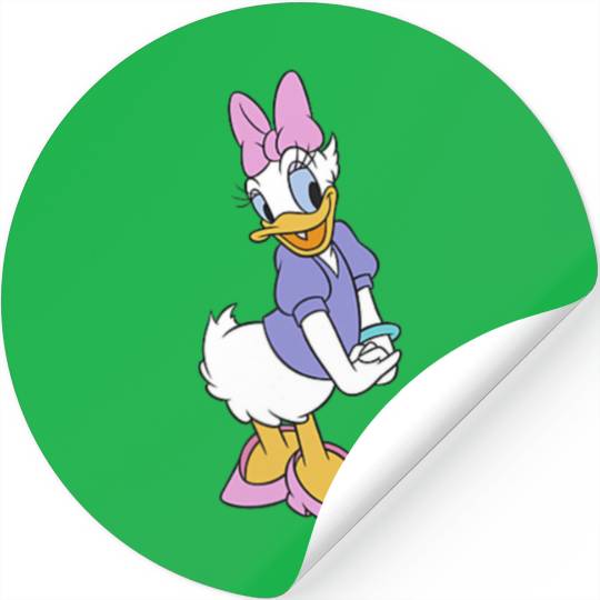 Disney Mickey And Friends Daisy Duck Small Pocket Logo Stickers