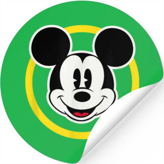 Amazon Essentials Disney Smiling Mickey in Yello Stickers