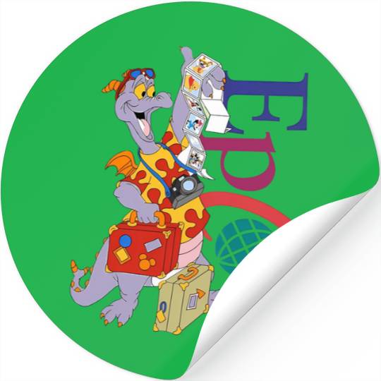 Disney Figment Epcot Stickers