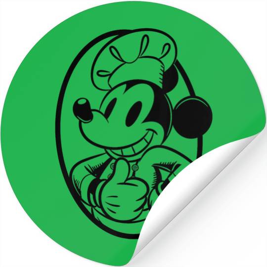 Disney Mickey Mouse Chef Mickey Outline Stickers