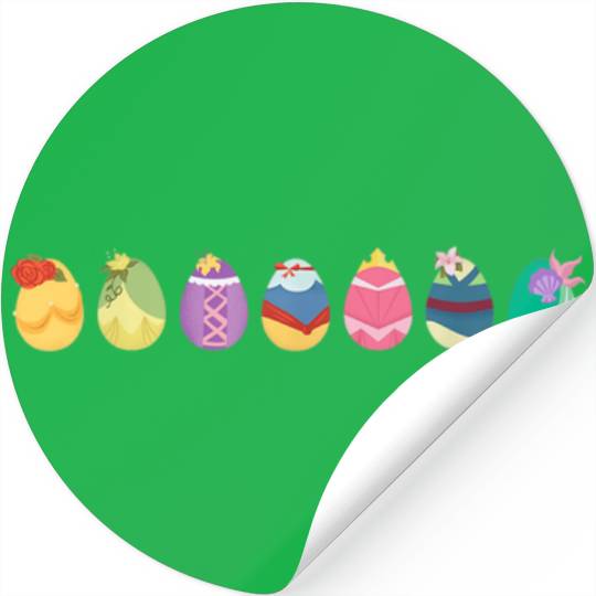 Disney Princess Easter Spring Seven Decorated Ea Stickers