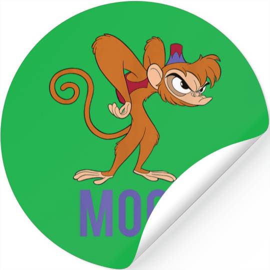 Disney Aladdin Abu Not In The Mood Grumpy Face C Stickers