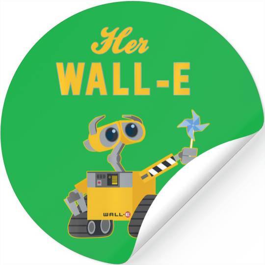 Disney Pixar Wall-E Her Wall-E Couples Stickers