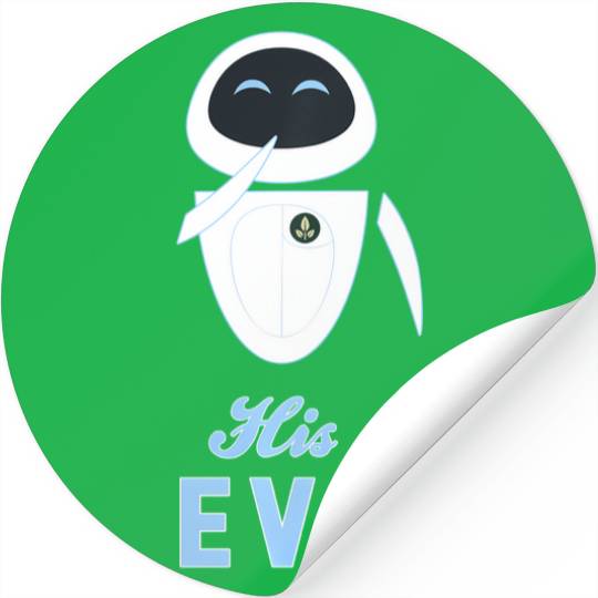 Disney Pixar Wall-E His Eve Couples Stickers