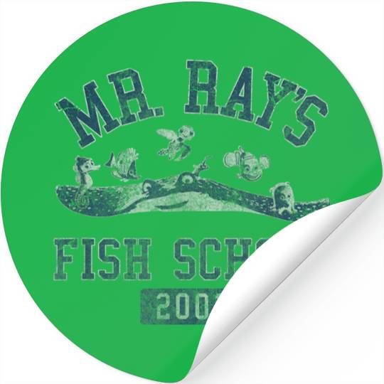 Disneyss Pixars Finding Nemo Mr Rays Fish School 2003 Poster Stickers