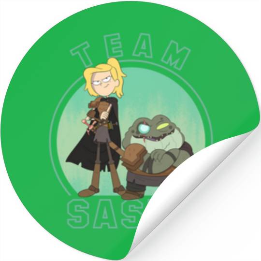 Disneyss Channel Amphibia Team Sasha Stickers