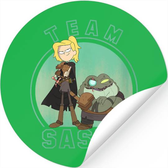 Disneyss Channel Amphibia Team Sasha Stickers