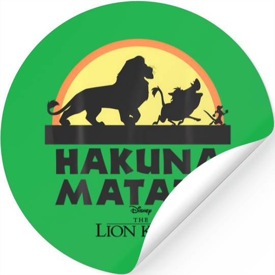 Disney The Lion King Classic Logo Silhouette Stickers