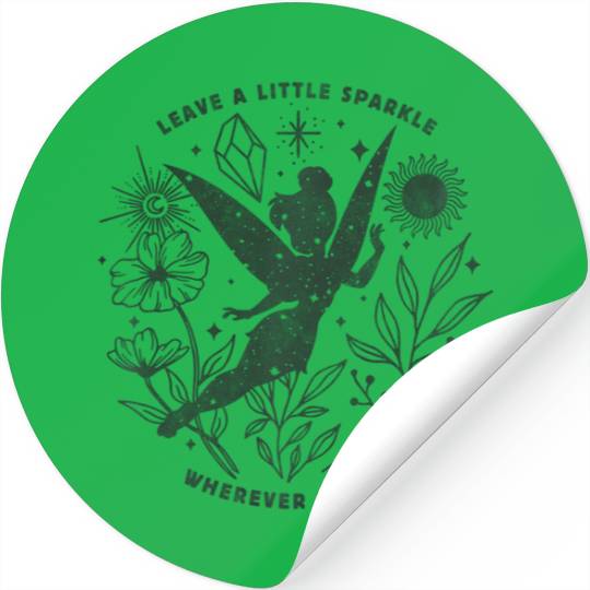 Disney Peter Pan Tinkerbell Leave A Little Sparkle Stickers