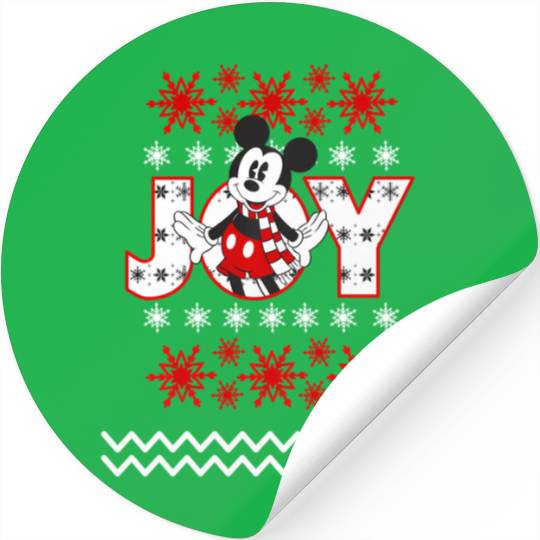 Disney Mickey Mouse Joy Christmas Stickers