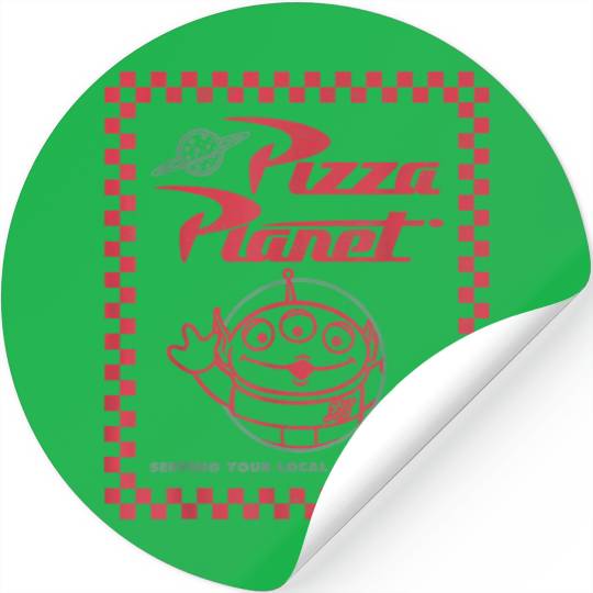 Disney Toy Story Alien Pizza Planet Box Art Stickers