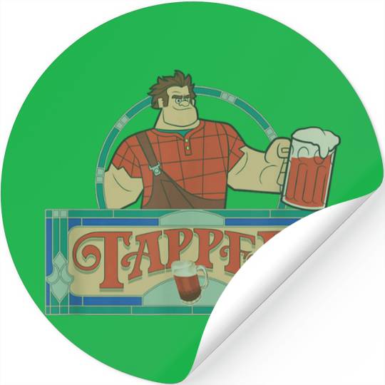 Disneyss Wreck it Ralph Tapper Root Beer Bar Vintages Logo Stickers