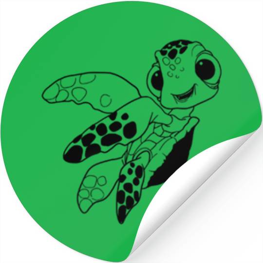 Disney Pixar Finding Nemo Squirt Outline Pocket Wave Stickers