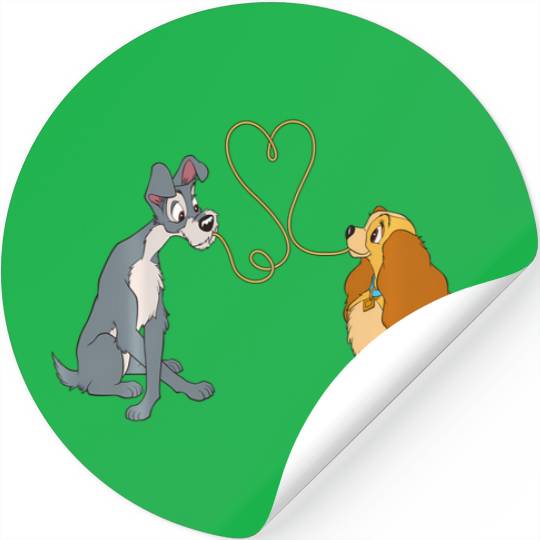Disney Lady And The Tramp Bella Notte Stickers