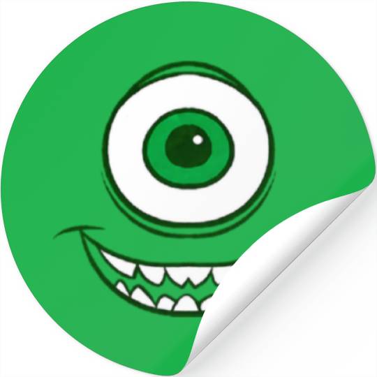 Disney Monsters Inc. Mike Wazowski Halloween Stickers