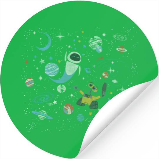 Disney Pixar Wall-E Eve In Space Stickers