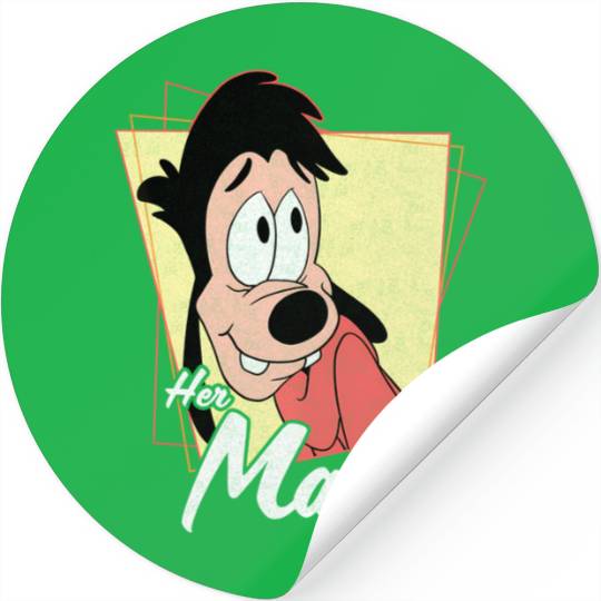 Disney A Goofy Movie Her Max Vintage Distressed Poster Stickers